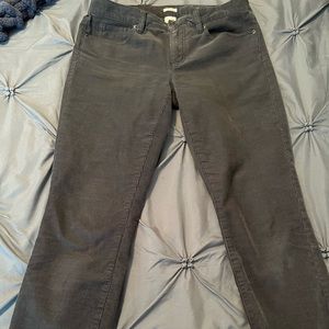 J CREW Corduroy Toothpick cotton corduroys Grey